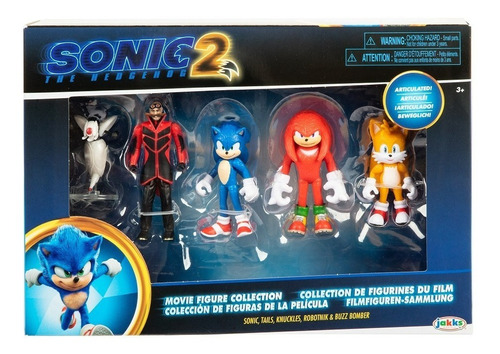 Figuras De Sonic 2 - Multipack X5 Personajes 2.5 Pulgadas
