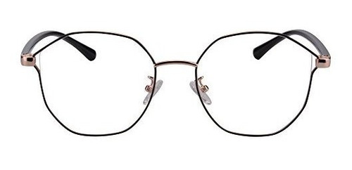 Montura - Medolong Metal Frame Anti-blue Ray Myopic Glasses 