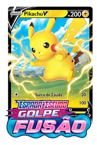 Item Lock FATAL de PIKACHU V-UNIÃO! - BARALHO DE CARTA POKEMON TCG