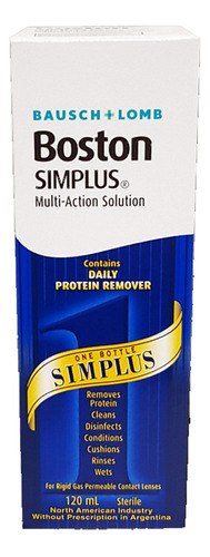 Boston Simplus 120 Ml Solucion De Accion Multiple P/ Lentes