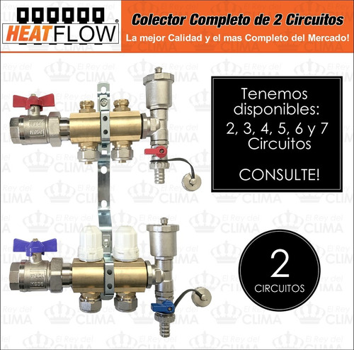 Colector De 2 Vias Heat Flow Super Completo - El Mejor