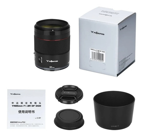 Lente Yongnuo 85mm F1.8z Df Dsm Montura Rf Para Canon Eos R