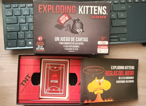 Exploding Kittens Nsfw Español Abierto Una Vez - Como Nuevo