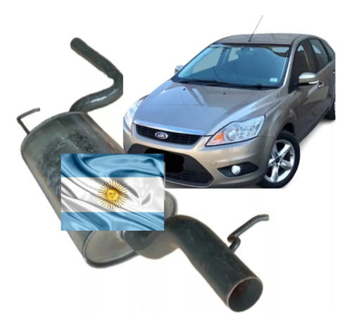 Silenciador Ford Focus Il 2008-2013 Motor 1.6-2.0 Reforzado