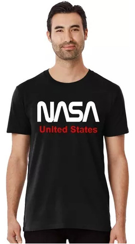 Remera De Nasa Logo United States Japan Aesthetic Unisex