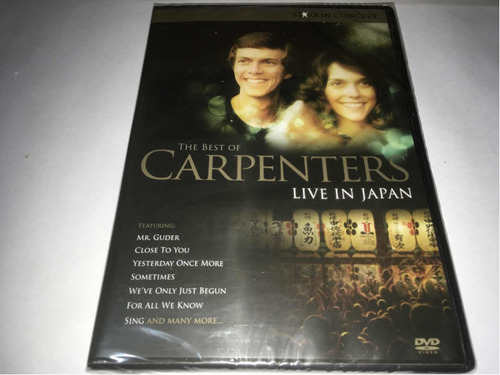 Carpenters The Best Of Live In Japan Dvd Nuevo Cerrado