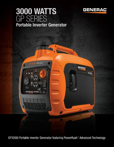 Generador Grupo Electrógeno Generac Gp 3000i - 2,5 Kva