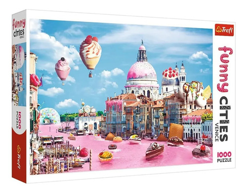 Juego De Mesa Puzzle Trefl Dulces En Venecia 1000 Pzs Febo