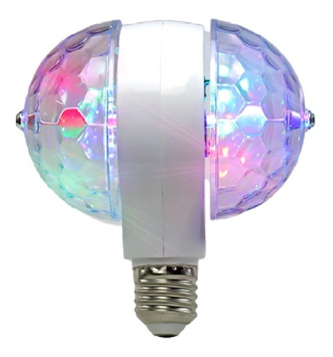 Foco Rgb Giratorio Led Luces Varios Colores 3w E27 12 Piezas