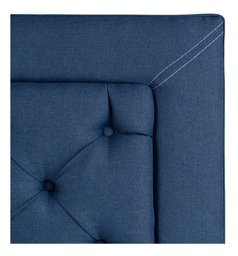 Cabecera Queen Size Dicasa Mary Azul Color Azul Marino
