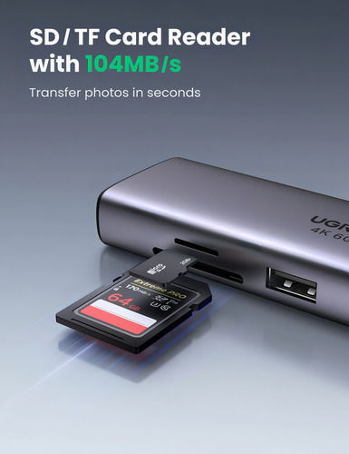 Hub Adaptador Multifunción Usb-c Ethernet Ugreen