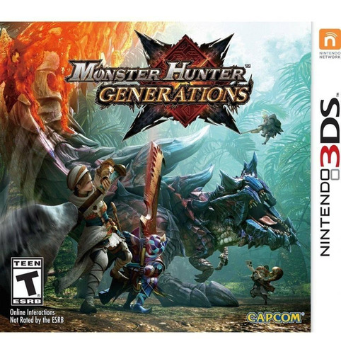 Monster Hunter Generations 3ds Midia Fisica Lacrado Novo