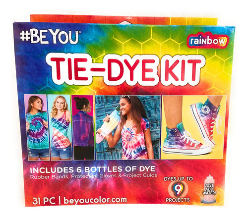 Kit Tie-dye 31 Pieza Arco Iris