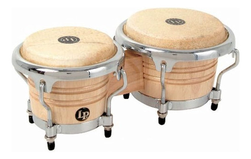 Lpm199-aw Lpmc Mini Bongos De Madera Natural Sintonizable