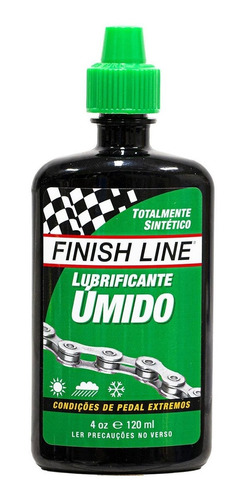 Óleo Lubrificante Finish Line Úmido Cross Country 120ml