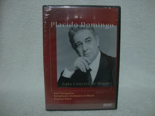 Dvd Original Plácido Domingo- Gala Concert In Miami- Lacrado