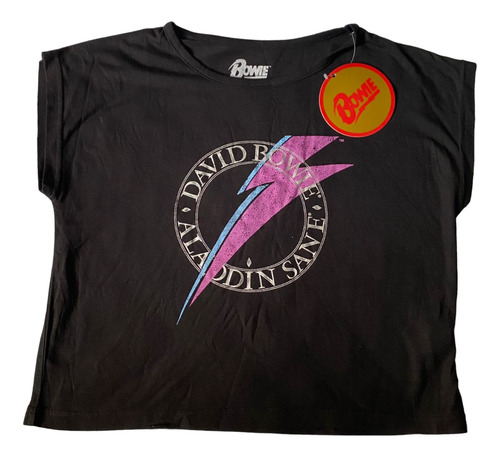 Polera Crop Top De David Bowie - Talla 14