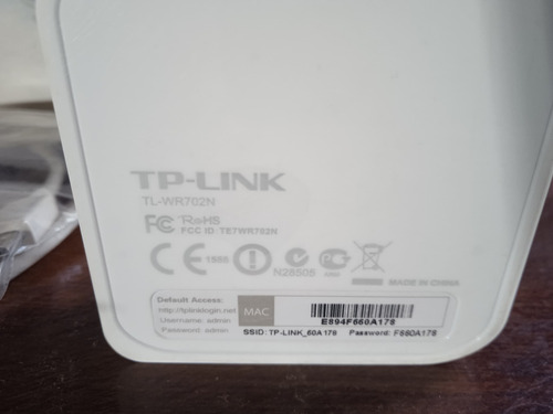 Nano Router Inalámbrico N 150mbps (Usado)