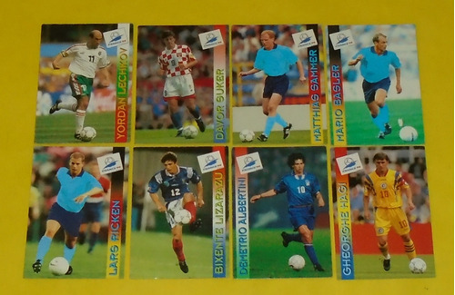 Ccc21 Tarjetas Mundial  Francia 98suker Albertini Hagi