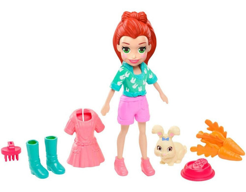 Polly Pocket Lila Y Su Conejito Gdm11