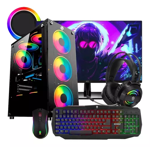 Pc Gamer I7 Placa De Video 8gb 16gb Ssd Monitor + Kit Gamer