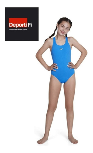 Malla Niña Speedo Essencial Endurance+ Azul #deportifi 