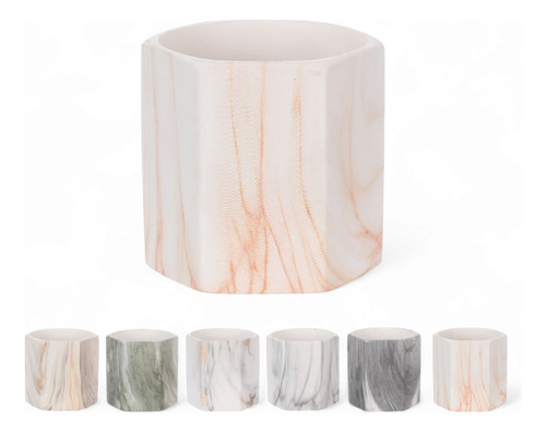 Macetero De Ceramica, Modelos Variados Pack 3