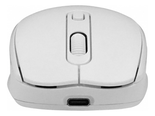 Mouse Blanco Usb Inalmbrico 2,4ghz Bateria Interna Recargabl