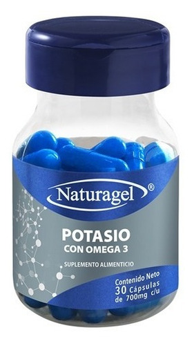 Potasio + Omega 3 C/30 Cápsulas 700 Mg Naturagel