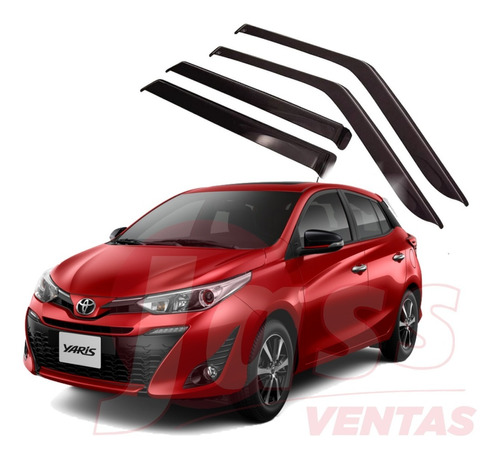 Deflector Toyota Yaris 2016 2020 X4 Oriyinall 5 Puertas Adhe