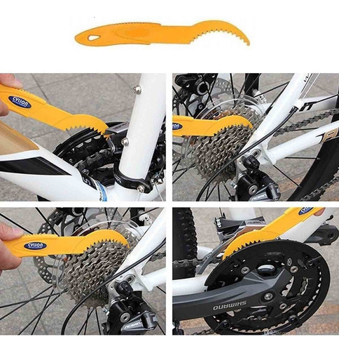 Imagem 9 de 10 de Kit Com 8 Peças Para Limpeza Quadro Roda Relação Bike A8