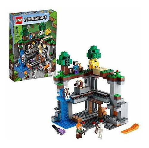 Lego Minecraft La Primera Aventura 21169 Juego De Minecraft