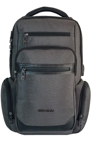 Imagen 2 de 6 de Mochila Morral Hombre Mujer Oficina Viaje Laptop Tablet Vtrx