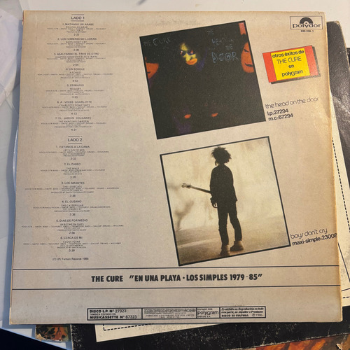 The Cure Vinilo Singles Standing On A Beach Estándar (Usado)