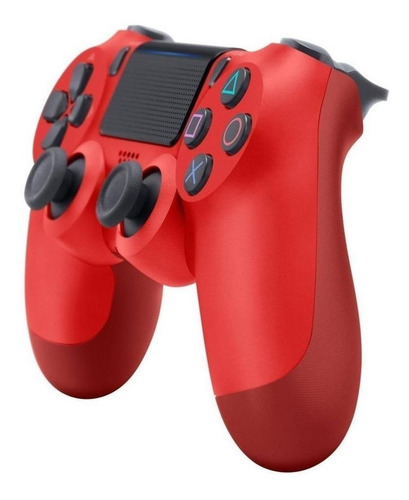 Imagen 2 de 5 de Joystick inalámbrico Sony PlayStation Dualshock 4 ps4 magma red