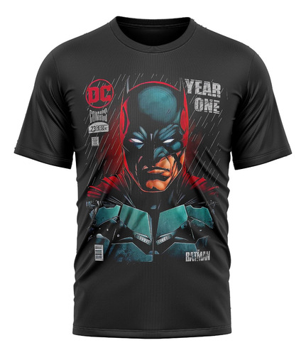 Remera Batman Year One  Dc Comics 100% Algodon Dtf #002