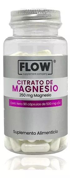 Citrato De Magnesio 90 Capsulas Flow