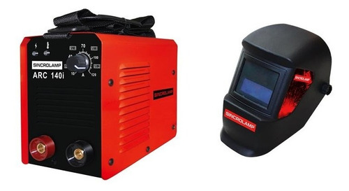 Combo Soldadora Inverter Sincrolamp Arc 140i + Máscara Nero