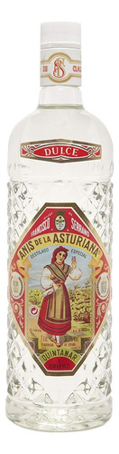 Pack De 4 Licor De La Asturiana Dulce De Anis 1 L