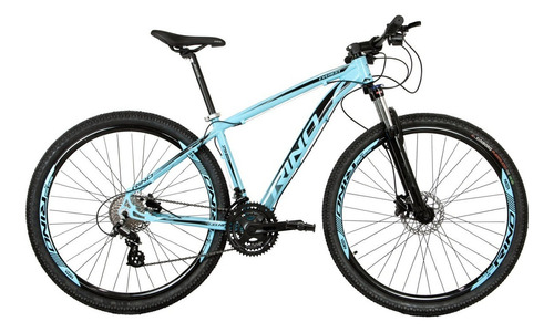 Bicicleta 29 Rino Everest Freio Hidráulico + Shimano Altus 24v Cor Azul-celeste Tamanho Do Quadro 15