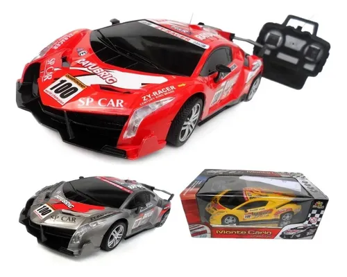 Lamborghini De Controle Remoto Carrinho Corrida 7 Funções - ShopJJ