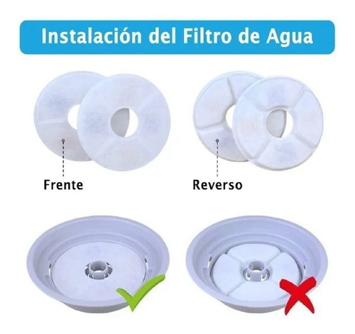 Imagen 9 de 9 de Bebedor Gatos Perros +4 Filtros Para Bebedero Electrico Redo