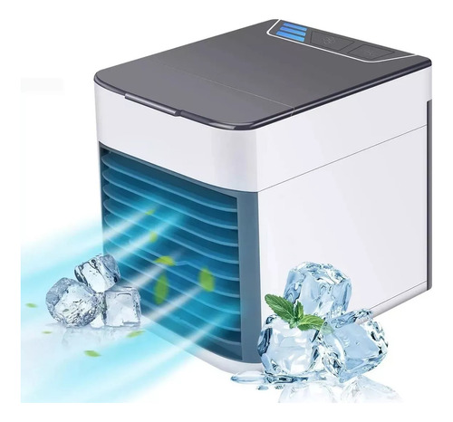 Ventilador Frio Aire Acondicionado Humidificador Difusor Usb