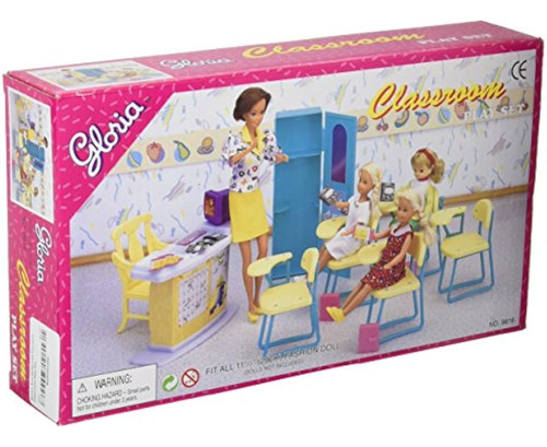 Muebles De Casa De Muñecas Gloria - Juego De Aula