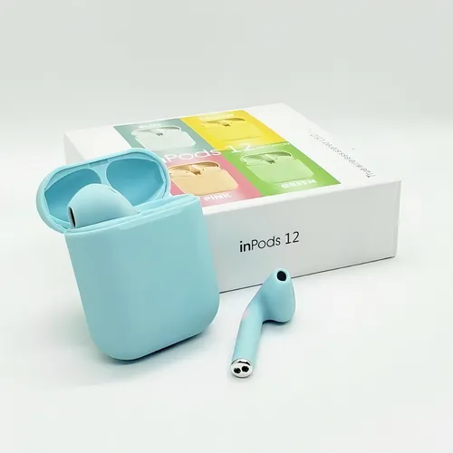 comprar Auriculares Inpods I12 Bluetooth Inalámbricos In-ear Color Celeste