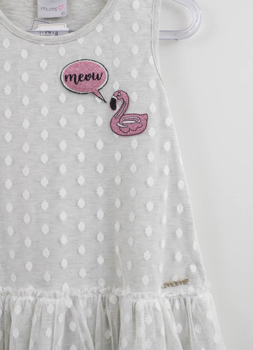 vestido momi flamingo