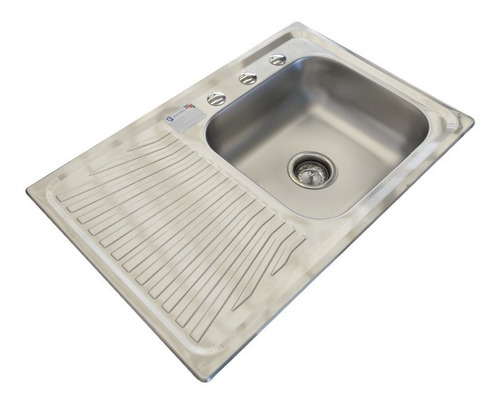Fregadero Cocina Empotrar 1 Tina 80x52x14 Eb M101 Izquierda