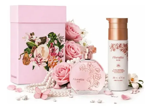 Kit Presente Floratta Rose O Boticario 2 Itens Feminino