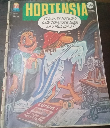 Antigua Revista **hortensia * Nº199  Junio   De 1985