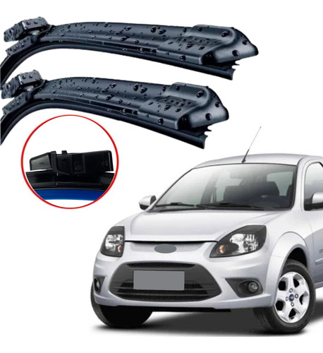 Par Palheta Limpador Parabrisa Ford Ka 2010 2011 2012 2013